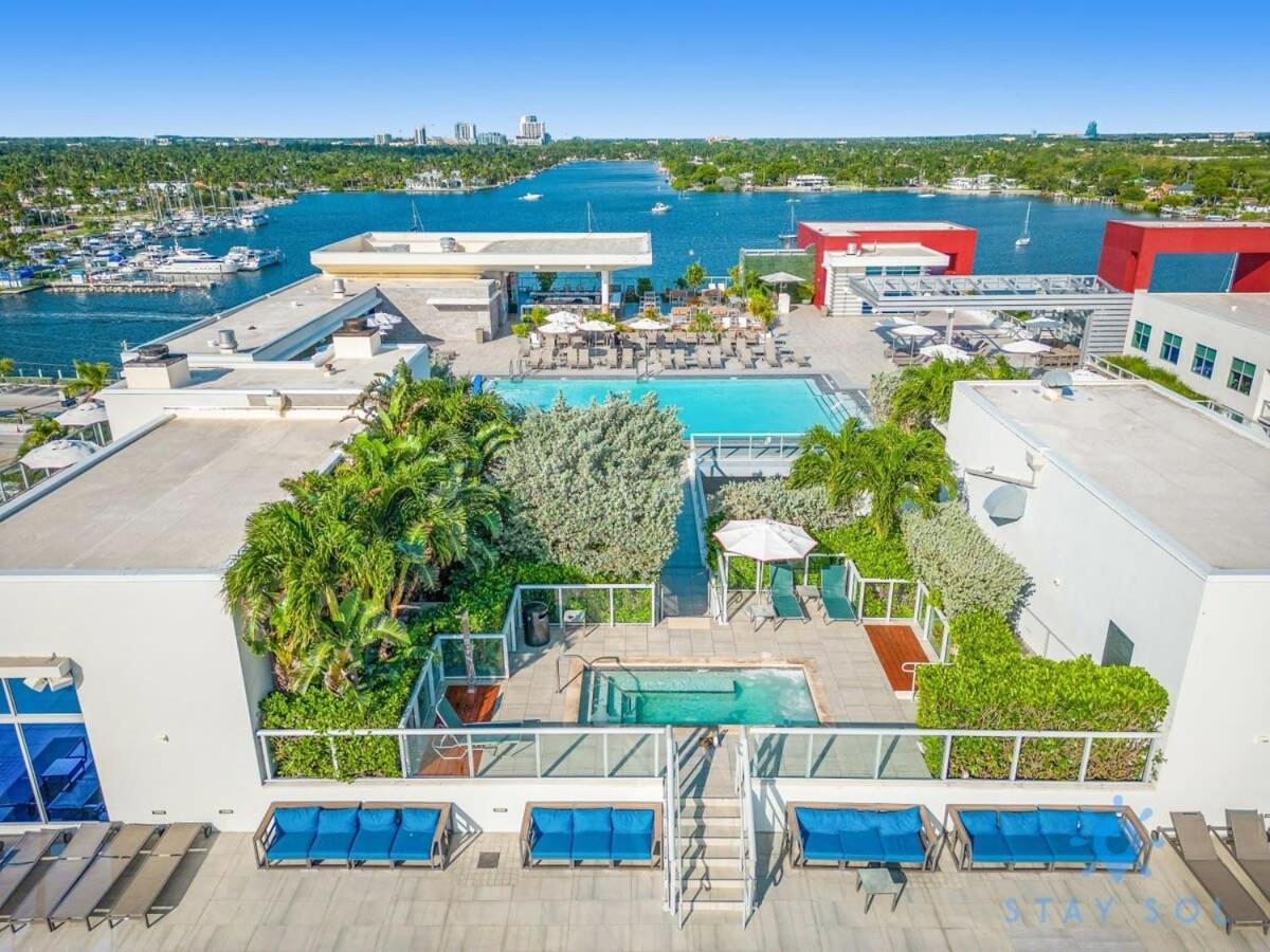 5 Beach Resort w ROOFTOP POOL APT w OCEAN VIEW Balcony UP TO 6 Hollywood Zewnętrze zdjęcie