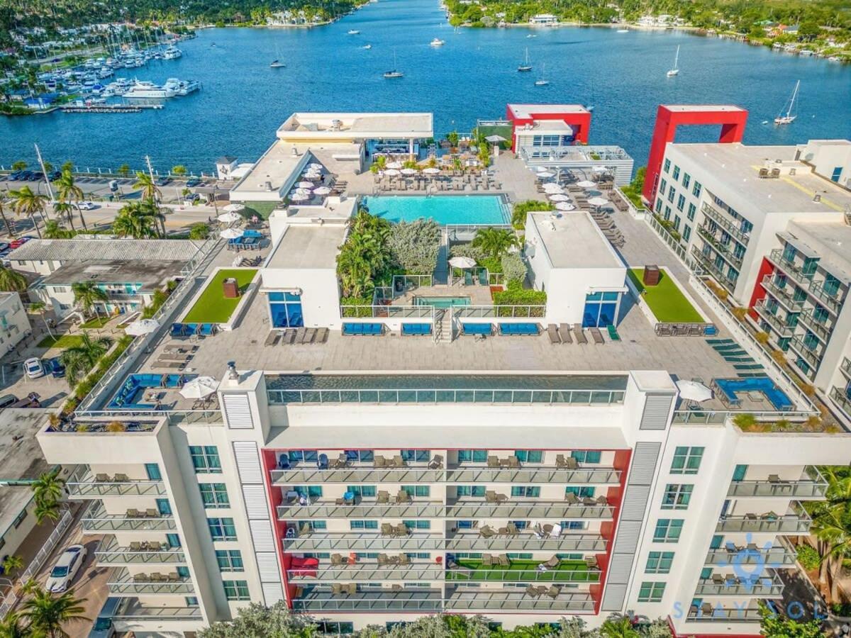 5 Beach Resort w ROOFTOP POOL APT w OCEAN VIEW Balcony UP TO 6 Hollywood Zewnętrze zdjęcie