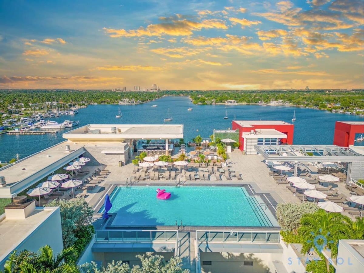 5 Beach Resort w ROOFTOP POOL APT w OCEAN VIEW Balcony UP TO 6 Hollywood Zewnętrze zdjęcie